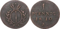 Preussen, Königreich 1 Pfennig Friedrich Wilhelm III. (1797-1840) - Kursmünze (1810-1816) -