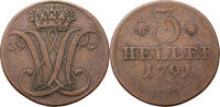 Hessen-Kassel, Kurfürstentum 3 Heller Wilhelm IX. (1785-1803) -