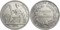 Französisch Indo-China 1 Piastre 1896 Kursmünze (1895-1928) s-ss 65.08 £ Tax included +  8.68 £ shipping