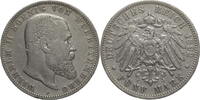 Kaiserreich, Württemberg 5 Mark Wilhelm II. (1891 bis 1918) - Kursmünze (1892-1913) -