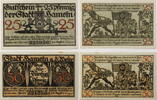 Hameln 25 Pfennig, 50 Pfennig Komplette Serie von 2 Scheinen -