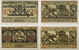 Hameln 25 Pfennig, 50 Pfennig Komplette Serie von 2 Scheinen -