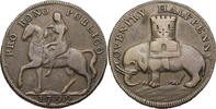 Warwickshire, Großbritannien 1/2 Penny Coventry Token / Lady Godiva -