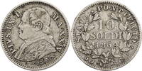 Vatikan 10 Soldi Pius IX. (1846-1870) -
