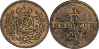 Schwarzburg-Rudolstadt 1/8 Kreuzer Friedrich Günther (1814-1867) -