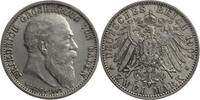 Kaiserreich, Baden 2 Mark Friedrich (1856-1907) - Auf seinen Tod -
