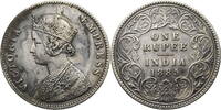 Indien, Britisch 1 Rupee Victoria (1837-1901) - Kursmünze (1877-1901) - Kalkutta -