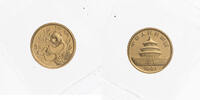 China, Volksrepublik 3 Yuan Gold Panda -