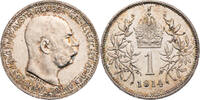 Österreich, Kaiserreich 1 Krone Franz Joseph (1848-1916) - Kursmünze (1912-1916) -