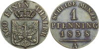 Preussen, Königreich 1 Pfennig Friedrich Wilhelm III. (1797-1840) - Kursmünze (1821-1840) - Berlin -