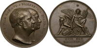 Preussen, Königreich Medaille Auf die Silberhochzeit Friedrich Wilhelm IV. und Elisabeth Ludovicas von Fischer -