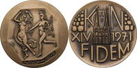 Köln Medaille Auf den XIV. FIDEM-Kongress in Köln v. Friedrich Stuhlmüller -
