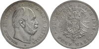 Kaiserreich, Preussen 5 Mark Wilhelm I. (1861-1888) – Kursmünze (1874-1876) -