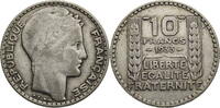 Frankreich, 3. Republik 10 Francs Kursmünze (1929-1939) -