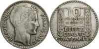 Frankreich, 3. Republik 10 Francs Kursmünze (1929-1939) -