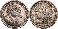 Medaille 1730 Nürnberg, Stadt auf die 200-Jahrfeier der Übergabe der Augsburger Konfession, v. D. S. Dockler ss-vz