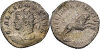Römische Kaiserzeit Antoninian Gallienus, Mediolanum, Büste / LEG IIII FL VI P VI F, Löwe, RR! -