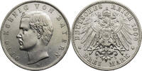 Kaiserreich, Bayern 3 Mark Otto (1886-1913) - Kursmünze (1908-1913) -