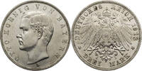 Kaiserreich, Bayern 3 Mark Otto (1886-1913) - Kursmünze (1908-1913) -