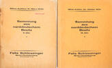 Berlin Literatur Felix Schlessinger, Münz-Auktion vom 31. März 1930 und vom 20. Oktober 1930 -