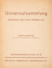 Hamburg Literatur Hans Meuss - Versteigerungskatalog Nr. 16, am 15.-17. September 1941 -