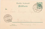 Kaiserreich, Bremen Postkarte Postkarte von Bremerhaven nach Zwickau (Sachsen) -