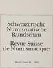 Bern Literatur Schweizerische Numismatische Rundschau - Band 61 -