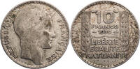 Frankreich, 3. Republik 10 Francs Kursmünze (1929-1939) -