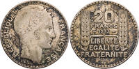 Frankreich, 3. Republik 20 Francs Kursmünze (1929-1939) -