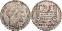Frankreich, 3. Republik 20 Francs Kursmünze (1929-1939) -
