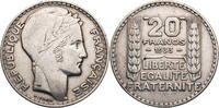 Frankreich, 3. Republik 20 Francs Kursmünze (1929-1939) -