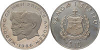 Samoa 10 Dollars / 10 Tala Royal Wedding Prince Andrew and Miss Sarah Ferguson -