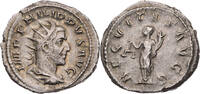 Römische Kaiserzeit Antoninian Philippus I. Arabs, Büste / AEQVITAS AVGG, Aequitas mit Füllhorn und Waage -
