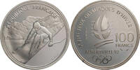 Frankreich 100 Francs Olympische Winterspiele 1992 in Albertville - Ski Alpin -