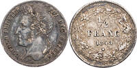 Belgien 1/2 Franc Leopold I. (1831-1856) - Kursmünze (1833-1844) -