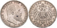 Kaiserreich, Württemberg 5 Mark Wilhelm II. (1891-1918) - Kursmünze (1892-1913) -