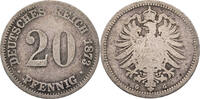 Kaiserreich 20 Pfennig Kursmünze (1873-1877) -