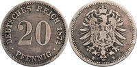 Kaiserreich 20 Pfennig Kursmünze (1873-1877) -