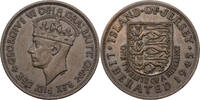 Jersey Georg VI. (1936-1952) - Auf die Befreiung 1/12 Shilling 1945 vz, Kratzer