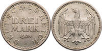 Weimarer Republik 3 Mark Kursmünze -
