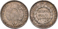 Bolivien 5 Centavos Kursmünze (1872-1900) -