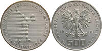 Polen 500 Zloty Auf die olympischen Winterspiele in Sarajewo 1984 - Probe/Proba -