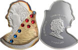 Cook Islands 5 Dollars Elizabeth II Benedict XVI 80th Birthday -