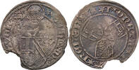 Trier, Erzbistum 1/2 Weißpfennig Johann II., Markgraf von Baden (1456-1503), Koblenz(?), RR! -