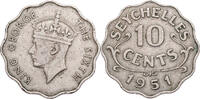 Seychellen 10 Cents George VI. (1936-1952) - Kursmünze -