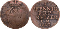 Reuss, ältere Linie zu Obergreiz 1 Pfennig Heinrich XIII. (1800-1817) - Kursmünze (1806-1816) -