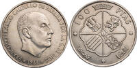 Spanien 100 Pesetas 1966 Francisco Franco - Kursm&uuml;nze (1966-1970) ss-vz 42.73 &pound;  +  12.82 &pound; shipping