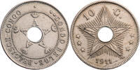 Belgischer Kongo 10 Centimes 1911 Albert I. (1909-1934) - Kursm&uuml;nze (191... 8.55 &pound;  +  12.82 &pound; shipping