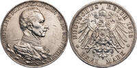 Kaiserreich, Preussen 3 Mark 1913 A Wilhelm II. (1888-1918) - 25 j&auml;hrige... 38.45 &pound;  +  12.82 &pound; shipping