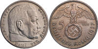 Drittes Reich 5 Reichsmark 1937 A Hindenburg - Kursm&uuml;nze (1936-1939) ss,... 29.91 &pound;  +  12.82 &pound; shipping